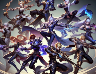 Karakter Mobile Legends dalam Visualisasi Gambar Menarik