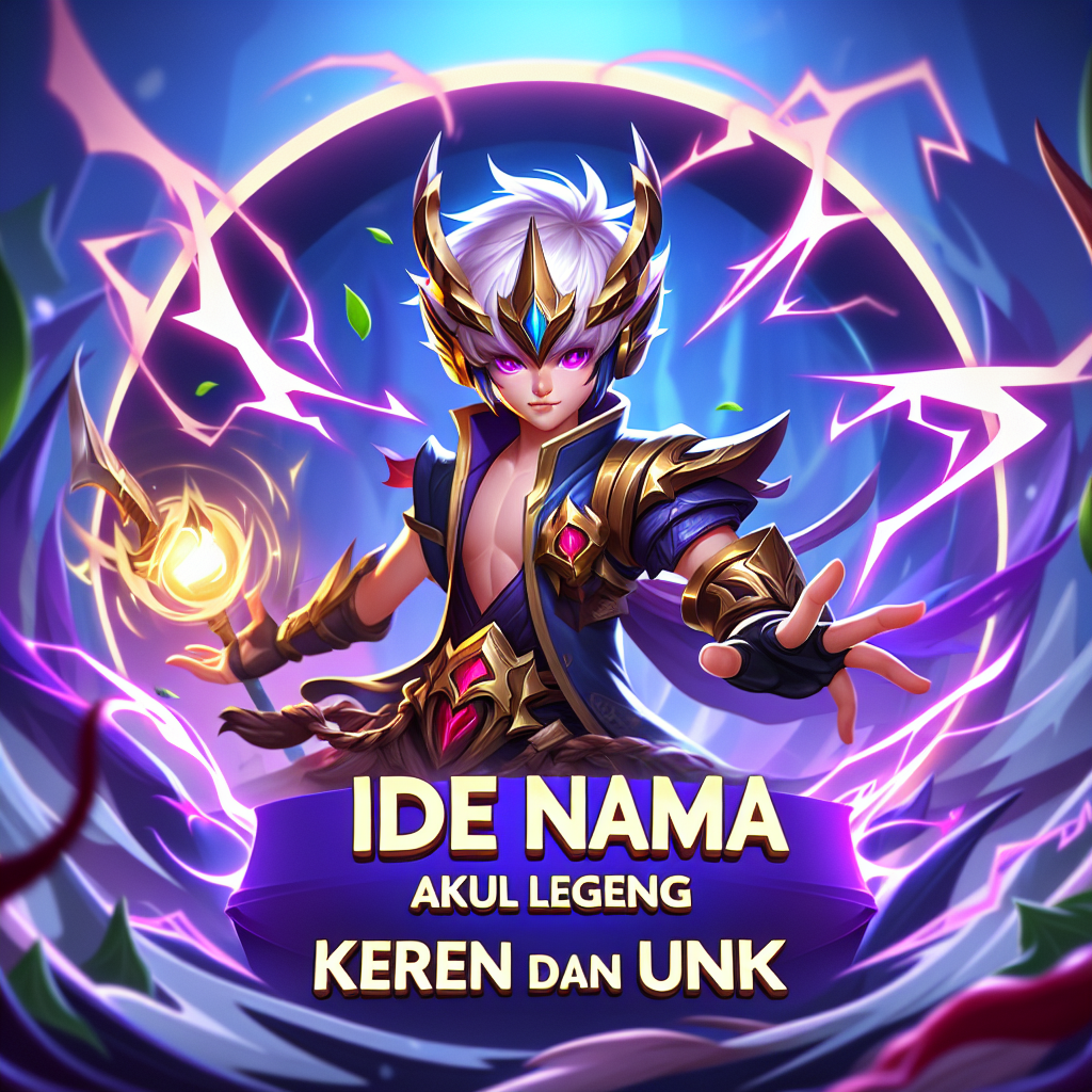 Ide Nama Akun Mobile Legend yang Keren dan Unik